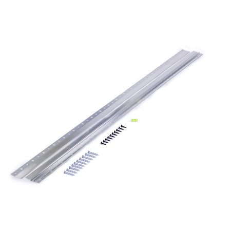 Hangman Heavy Duty Hangman Mirror and Picture Hanging Brackets 42" w/ Level and WallDogs, Holds 400 lbs. HM-42D